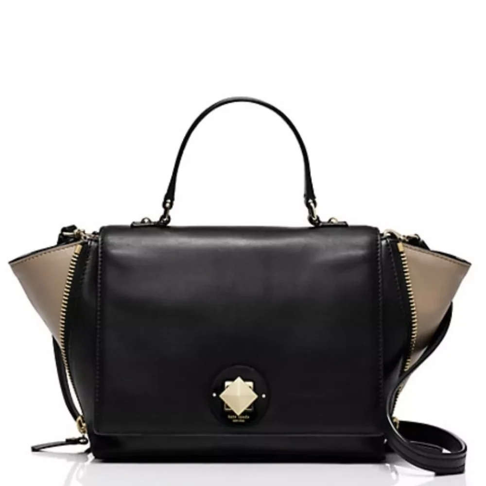 Kate Spade Varick Street Abbie Satchel   WKRU2097, Pre owned.